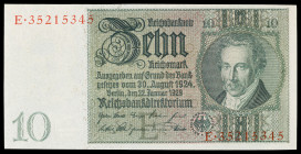 Alemania. 1929. Banco Central. 10 marcos. (Pick 180a). S/C.