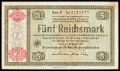 Alemania. 1934. Fondo de Conversión de Deuda Extranjera. 5 marcos. (Pick 207). Manchitas. S/C-.