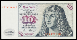 Alemania Occidental. 1980. Banco Federal Alemán. 10 marcos. (Pick 31d). S/C.