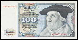 Alemania Occidental. 1980. Banco Federal Alemán. 100 marcos. (Pick 34d). Raro. S/C.