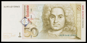 Alemania Occidental. 1996. Banco Federal Alemán. 50 marcos. (Pick 45). Escaso. S/C-.