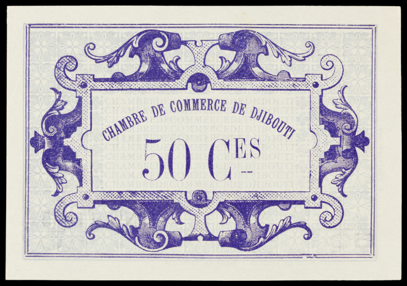 Somalilandia Francesa. Djibouti. 1919. Cámara de Comercio. 50 céntimos. (Pick 23...