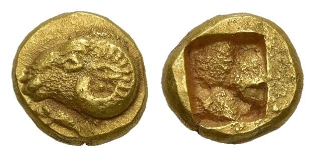 Greek
IONIA. Phokaia. (Circa 625/0-522 BC)
EL Myshemihekte – 1/24 Stater (4.2m...