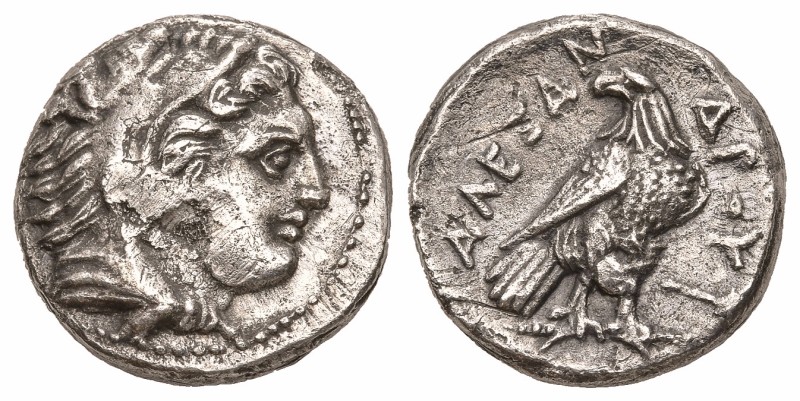 * Extremely Rare *
Greek
KINGS of MACEDON. Alexander III (336-323 BC). Amphipo...
