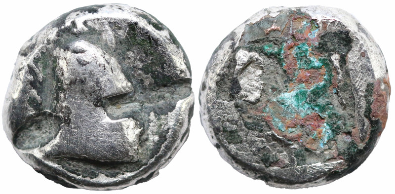 Greek
PAPHLAGONIA. Sinope. (Circa 490-425 BC).
AR Drachm (13.1mm 4.7g)
Obv: H...