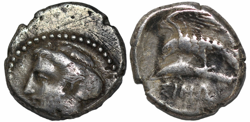 Greek
PAPHLAGONIA. Sinope. (Circa 330-300 BC). struck under the magistrate Ικεσ...