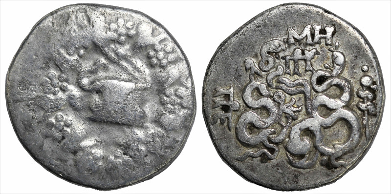 Greek
MYSIA. Pergamon (Circa 133-67 BC).
AR Cistophoric Tetradrachm (23.8mm 11...