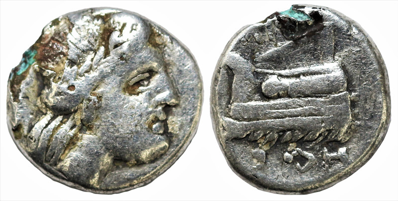 Greek
BITHYNIA. Kios. (Circa 350-300 BC).
AR Hemidrachm (10.8mm 1.74g)
Obv: L...