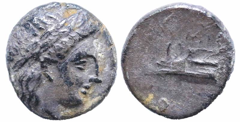 Greek
BITHYNIA. Kios. (Circa 350-300 BC).
AR Hemidrachm (11.2mm 2.14g)
Obv: L...