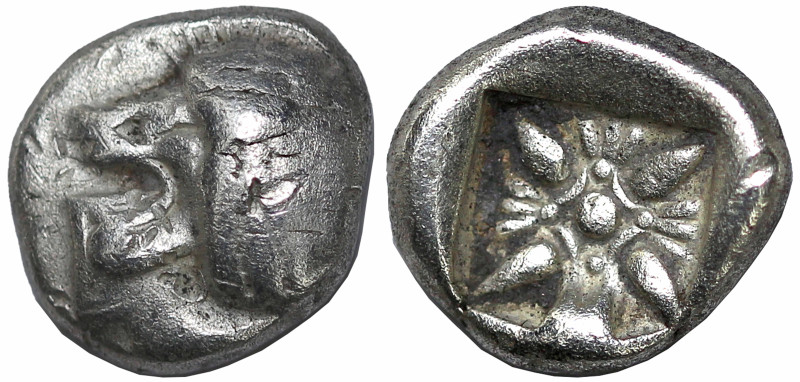 Greek
IONIA. Miletos. (Late 6th-early 5th centuries BC).
AR Diobol or Hemihekt...