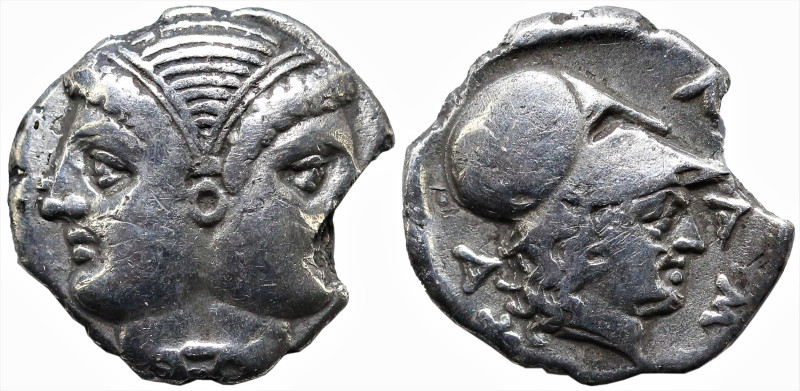 Greek
MYSIA. Lampsakos. (Circa 390-330 BC).
AR Diobol (8.8mm 1.13g).
Obv: Jan...