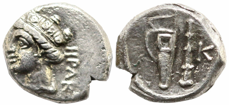 * RARE OBOL *
Greek
BITHYNIA. Herakleia Pontika. Klearchos, tyrant (circa 364-...