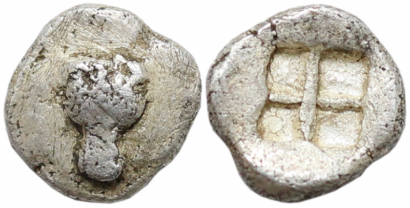 Greek
TROAS. Lamponeia. (Circa 500-450 BC).
AR Hemiobol (3.2mm 0.22g).
Obv: F...