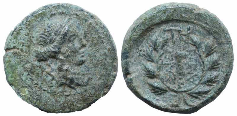 Greek
LYDIA. Sardes. (Circa 2nd-1st centuries BC)
AE Bronze (14mm 3.75g)
Obv:...