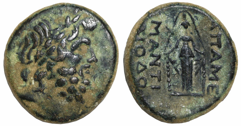Greek Coins
PHRYGIA. Apameia. (Circa 88-40 BC). Manti-, son of Diodo-, magistra...