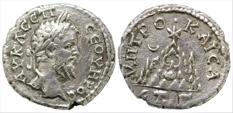 Roman Provincial
CAPPADOCIA. Caesarea. Septimius Severus (193-211 AD). Dated RY...