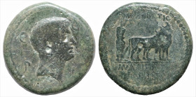 Roman Provincial
MYSIA. Parium. Augustus (Circa 27 BC-14 AD). M. Barbatius and M. Acilius, duoviri.
Obv: Bare head of Octavian right; C-G-P-I around...