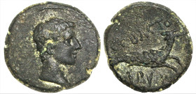 Roman Provincial
PHRYGIA. Cibyra. Augustus (27 BC-14 AD).
AE Bronze (15.3mm 4.24g)
Obv: Bare head of Augustus, right.
Rev: ϹƐΒΑϹΤΟϹ ΚΙΒΥΡΑΤWΝ. Cap...