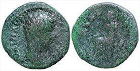 Roman Provincial
MYSIA. Kyzikos. Marcus Aurelius (161-180 AD)
AE Bronze (22mm 6.82g)
Obv: bare head of Marcus Aurelius (long beard), right
Rev: ΚV...