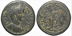 Roman Provincial
PISIDIA. Antiochia. Caracalla (198-217 AD).
AE Bronze (31mm 25.56g).
Obv: ANTONINVS IMP PIVS AVG Laureate, draped and cuirassed bu...