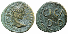 Roman Provincial
BITHYNIA. Apamea Myrleia. Elagabalus (218-222 AD)
Obv: IMP C M AVRELIVS ANTONINVS AV, laureate head right
Rev: C·I C·A / D·D, two ...