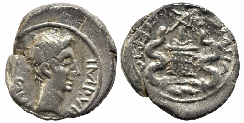 Roman Imperial
Octavian (29-28 BC). Uncertain Italian mint, or possibly Ephesus...