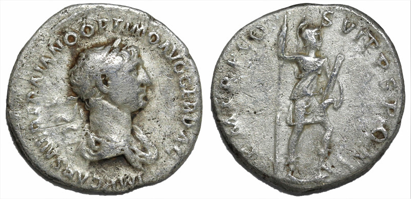 Roman Imperial
Trajan (98-117). Rome
AR Denarius (17mm 2.88g)
Obv: IMP CAES N...