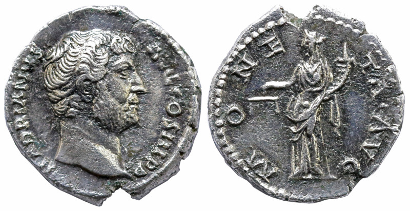 Roman Imperial
Hadrian (117-138 AD). Rome
AR Denarius (15.4mm 3.44g)
Obv: HAD...