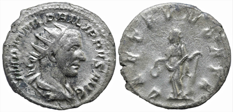 Roman Imperial
Philip I (244-249 AD). Rome
AR Antoninianus (20.4mm 3.6g)
Obv:...