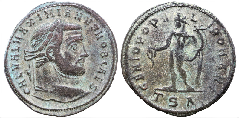 Roman Imperial
Galerius, as Caesar, (293-305 AD). Thessalonica, 1st officina (2...