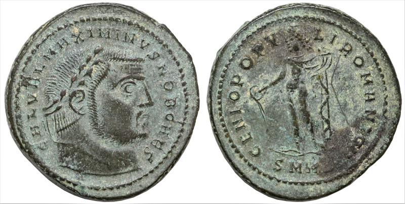 Roman Imperial
Maximinus II Daia, as Caesar (305-308 AD). Nicomedia
AE Follis ...