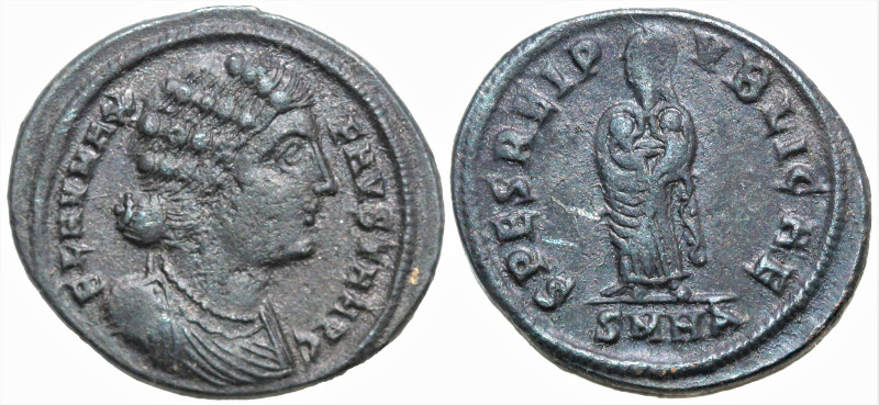 Roman Imperial
Fausta, Augusta (324-326 AD). Heraclea.
AE Follis (18.2mm 2.96g...