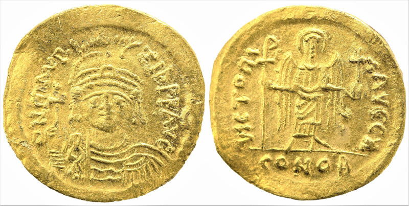 Byzantine
Maurice Tiberius (582-602 AD). Carthage, dated IY 1, 2nd cycle = AD 5...