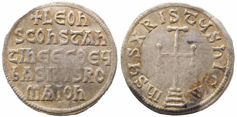 Byzantine
Leo V the Armenian (AD 813-820), and Constantine. Constantinople.
AR...