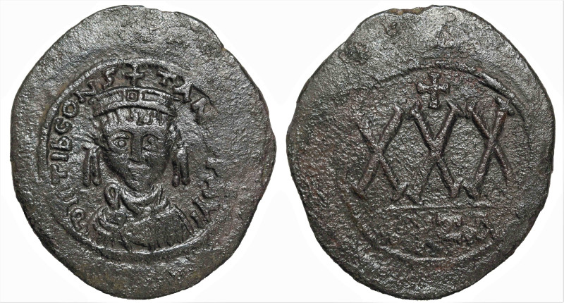 Byzantine
Tiberius II Constantine (578-582 AD). Kyizkos. 1st officina. (Struck ...