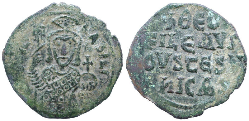 Byzantine
Theophilus (829-842 AD) Constantinople
AE Follis (27.2mm 5.14g)
Obv...