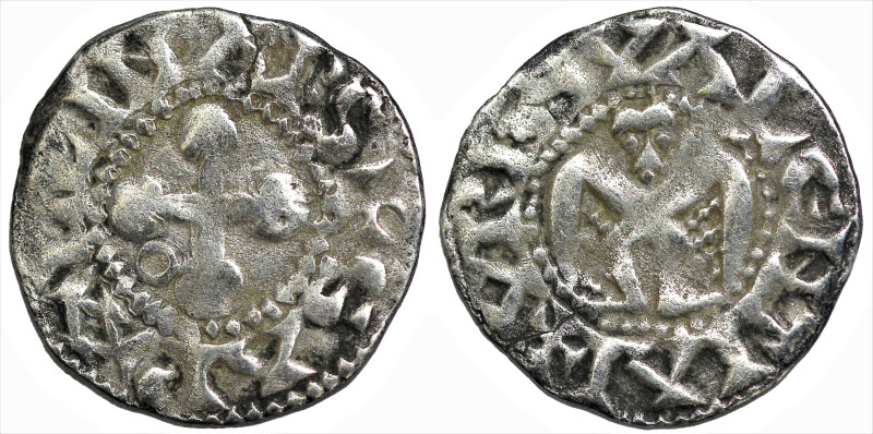 World
FRANCE. Valence. Anonymous Bishops (1157-1276 AD)
AR Denier (15.3mm 1g)...