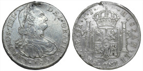 World
MEXICO. Charles IV (1788-1808 AD).
8 Reales 1802 (37mm 26.9g)
KM109