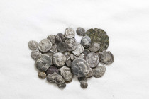 53 pieces mixed coins / SOLD AS SEEN, NO RETURN!