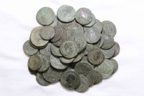 62 pieces Roman coins / SOLD AS SEEN, NO RETURN!