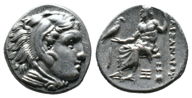 (Silver, 4.26g 17mm)
Kıng of macedon alexander III .
Herakles head with skin o...