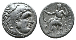 (Silver, 4.11g 17mm)
Kıng of macedon alexander III .
Herakles head with skin of a lion to the right.
Rev: enthroned Zeus left.
