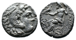 (Silver, 4.00g 16mm)
Kıng of macedon alexander III .
Herakles head with skin of a lion to the right.
Rev: enthroned Zeus left.