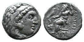 (Silver, 4.11g 16mm)
Kıng of macedon alexander III .
Herakles head with skin of a lion to the right.
Rev: enthroned Zeus left.