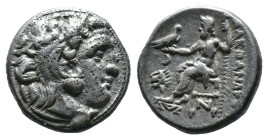 (Silver, 4.16g 17mm)
Kıng of macedon alexander III .
Herakles head with skin of a lion to the right.
Rev: enthroned Zeus left.
