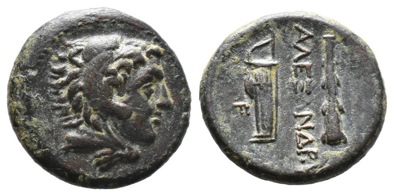 (Bronze, 6.01g 19mm)

KINGS OF MACEDON, Alexander III 'the Great' (Circa 336-3...