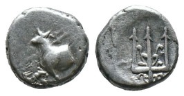 (Silver, 1.75g 11mm)

THRACE. Byzantion. Circa 387/6-340 BC. Hemidrachm