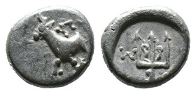 (Silver, 1.69g 10mm)

THRACE. Byzantion. Circa 387/6-340 BC. Hemidrachm