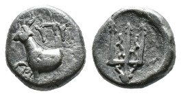 (Silver, 1.85g 11mm)

THRACE. Byzantion. Circa 387/6-340 BC. Hemidrachm