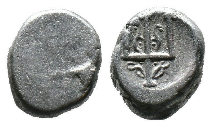 (Silver, 1.94g 10mm)

THRACE. Byzantion. Circa 387/6-340 BC. Hemidrachm